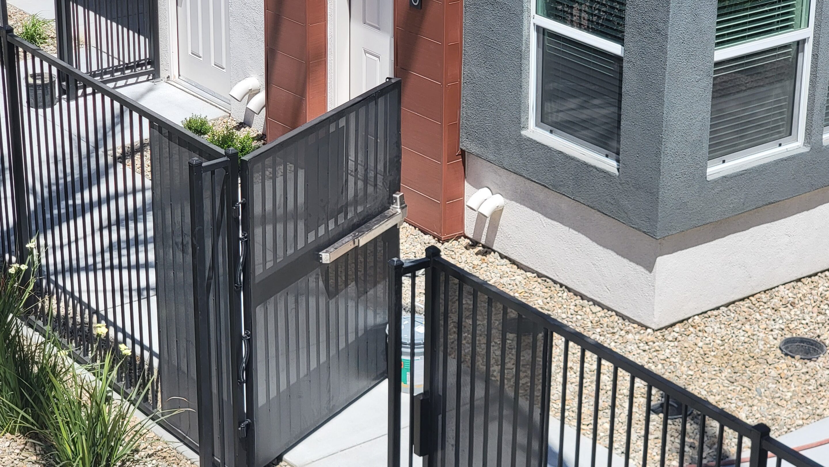 residential area front gate